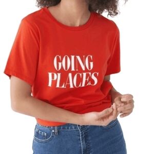 Ban.do Going Places Red Tee Shirt XS